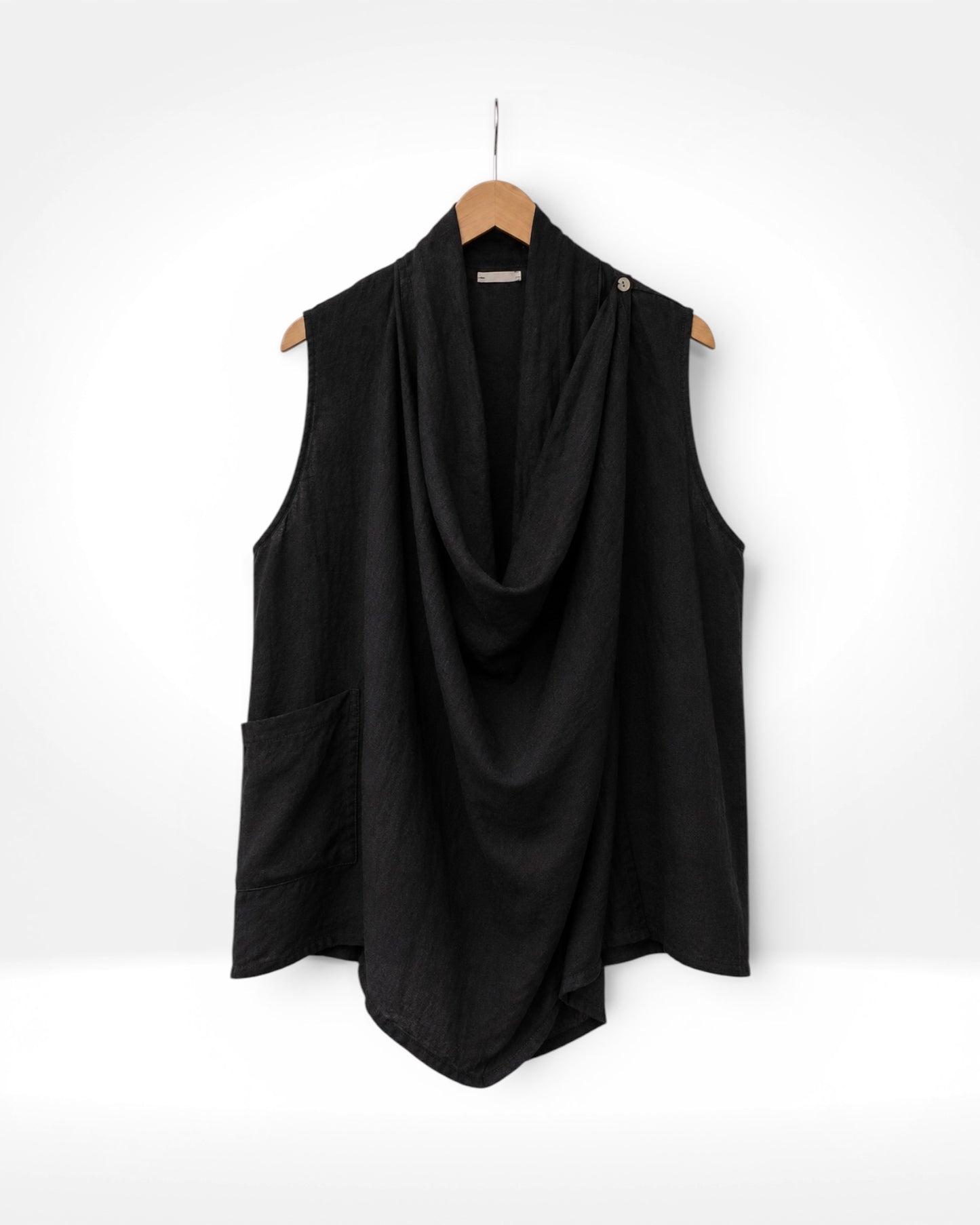 Linen Drape Top