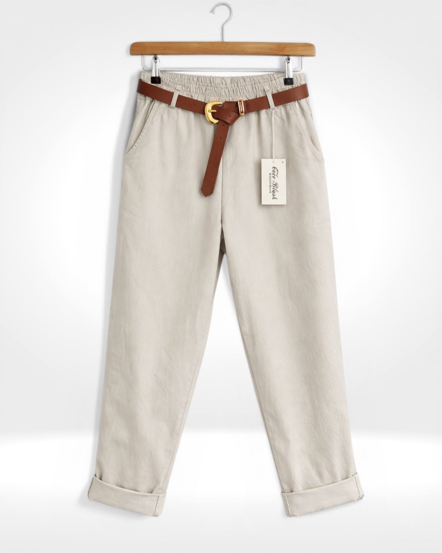 Pantalon Extensible en Coton FlexEase