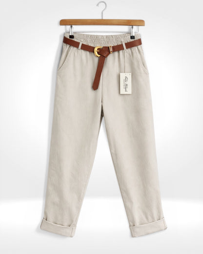 Pantalon Extensible en Coton FlexEase