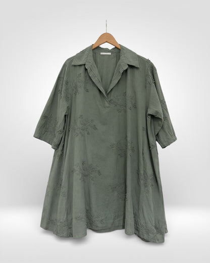 Embroidered Cotton Easy Tunic