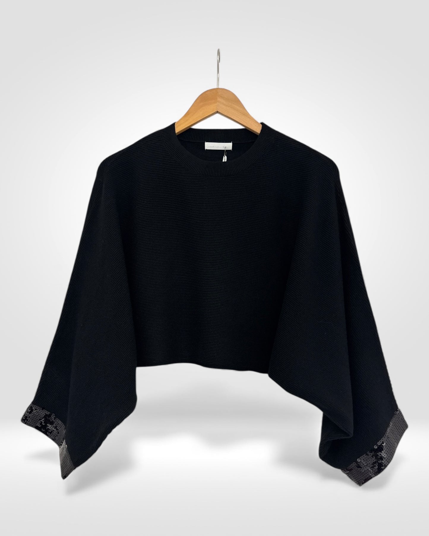 Layered Knit & Tulle Two-Piece Set