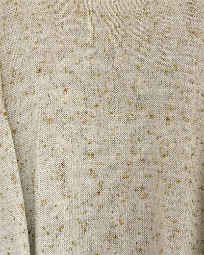 Golden Fleck Fine Knit Jumper