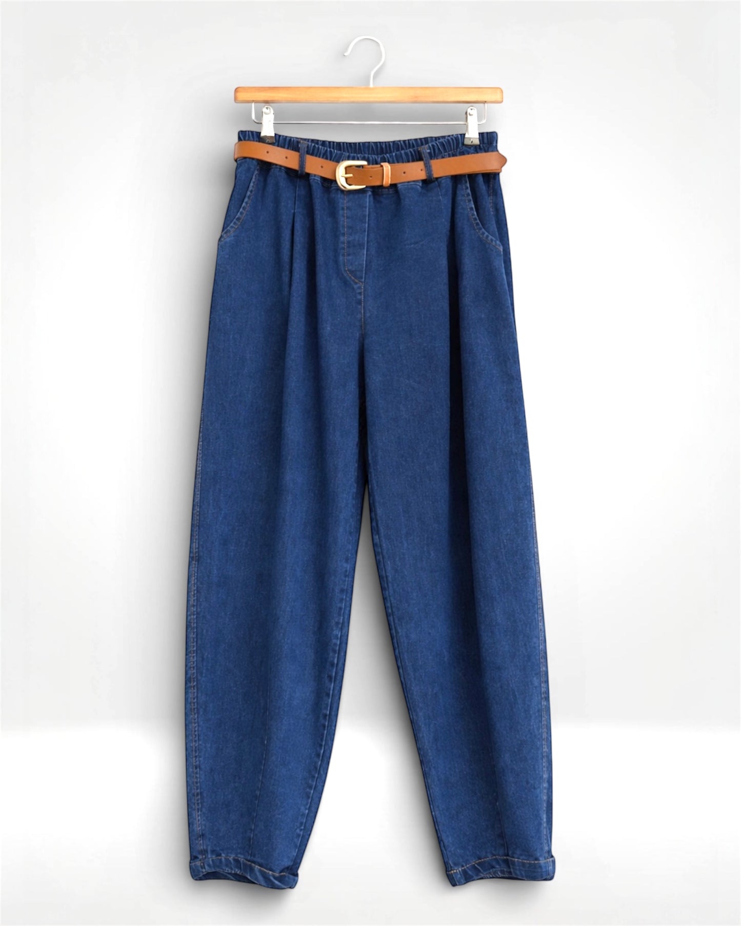 Cotton Denim Trousers
