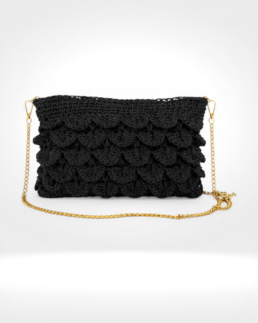 Crochet Chain Strap Bag