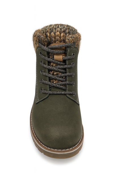 Cozy Trek Waterproof Knit-Cuff Winter Boot