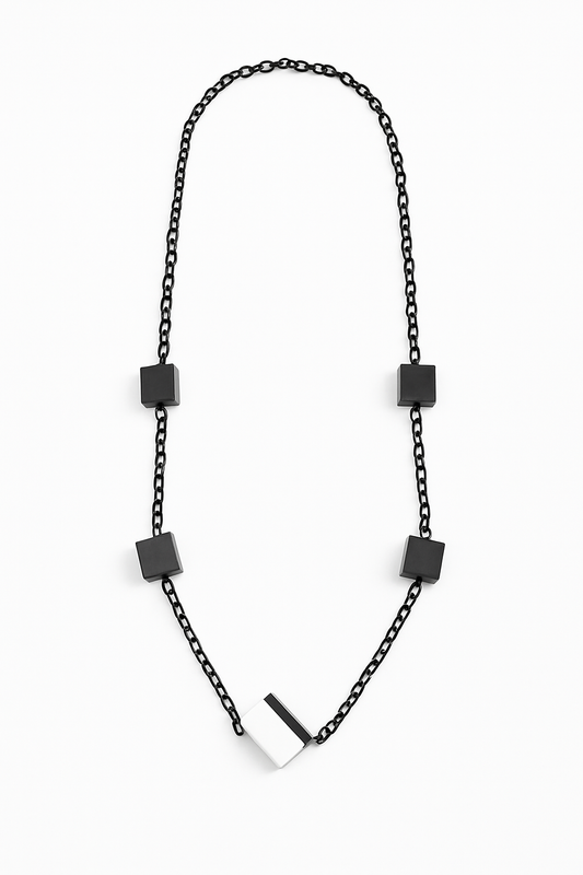 MonoCube Modern Chain Necklace