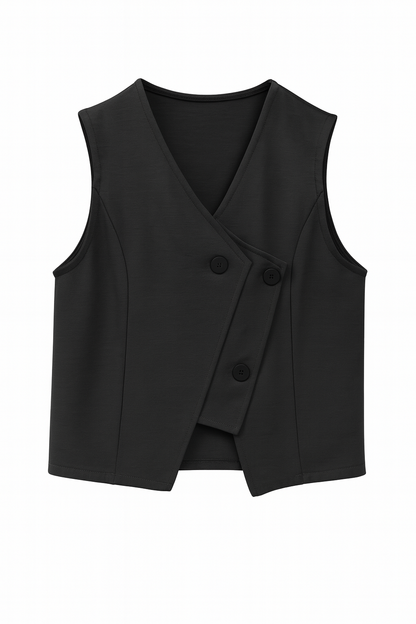 Modern Edge Double-Button Vest