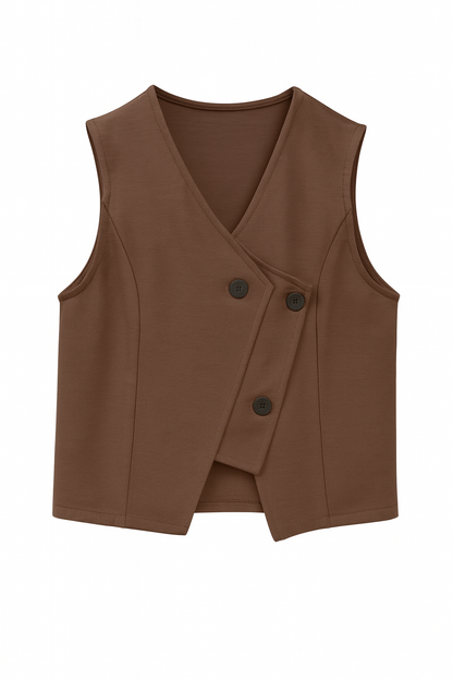 Modern Edge Double-Button Vest