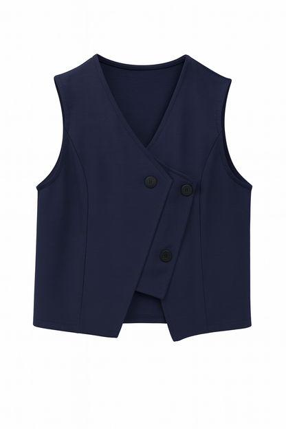 Modern Edge Double-Button Vest