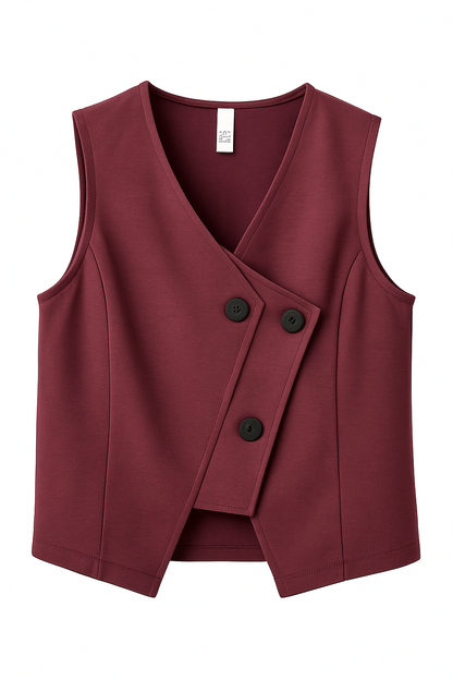 Modern Edge Double-Button Vest