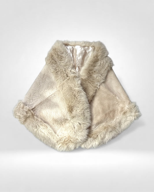 Winter Pearl Faux-Fur Wrap