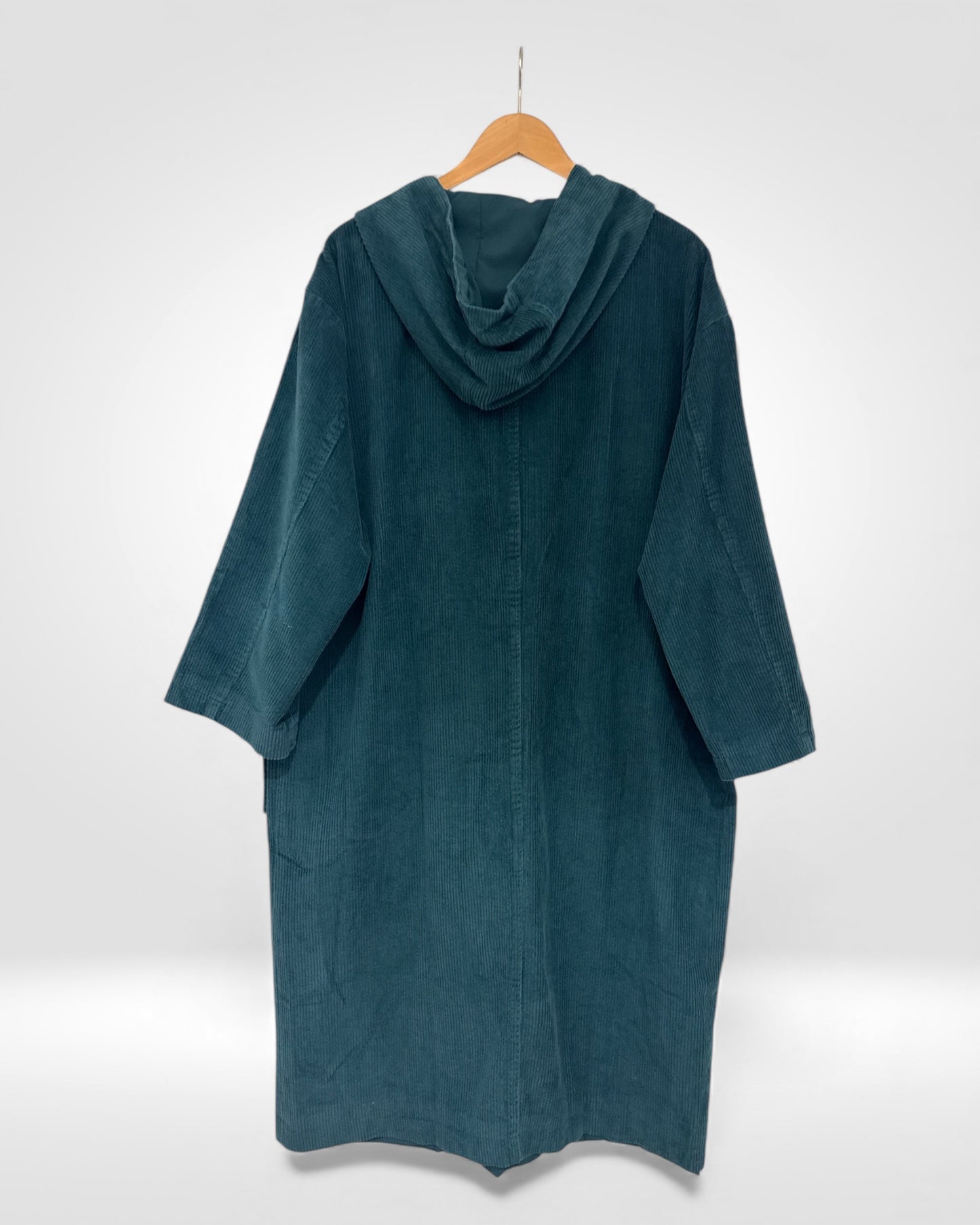 Corduroy Hooded Duster ( Bella Blue )