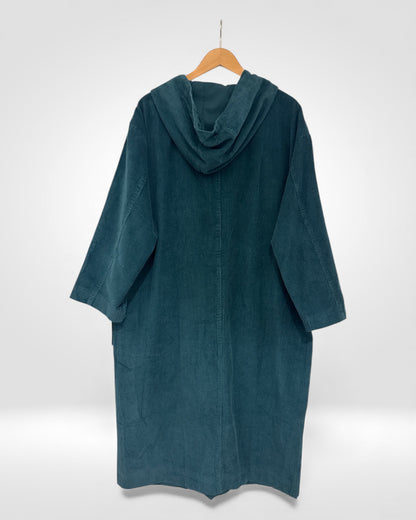 Corduroy Hooded Duster ( Bella Blue )