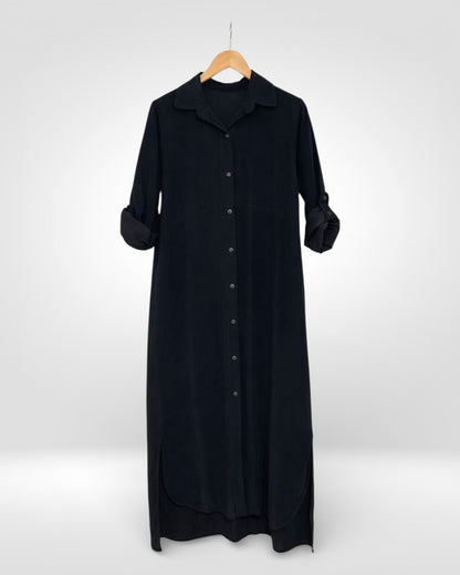 The Everyday Cord Shirt Dress