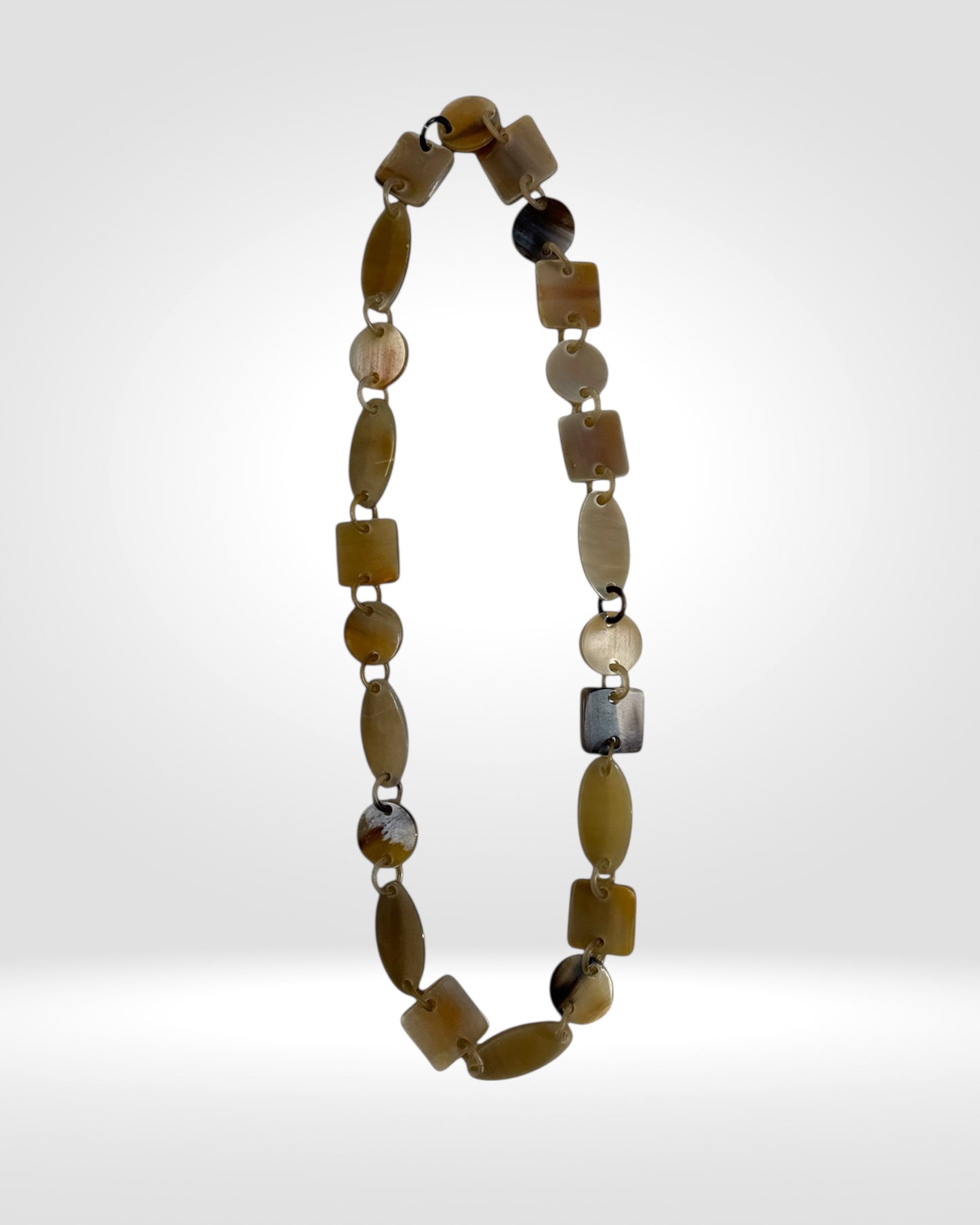 Amber Link Statement Necklace