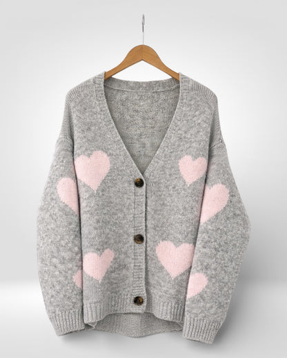 Amour Heart Knit Cardigan