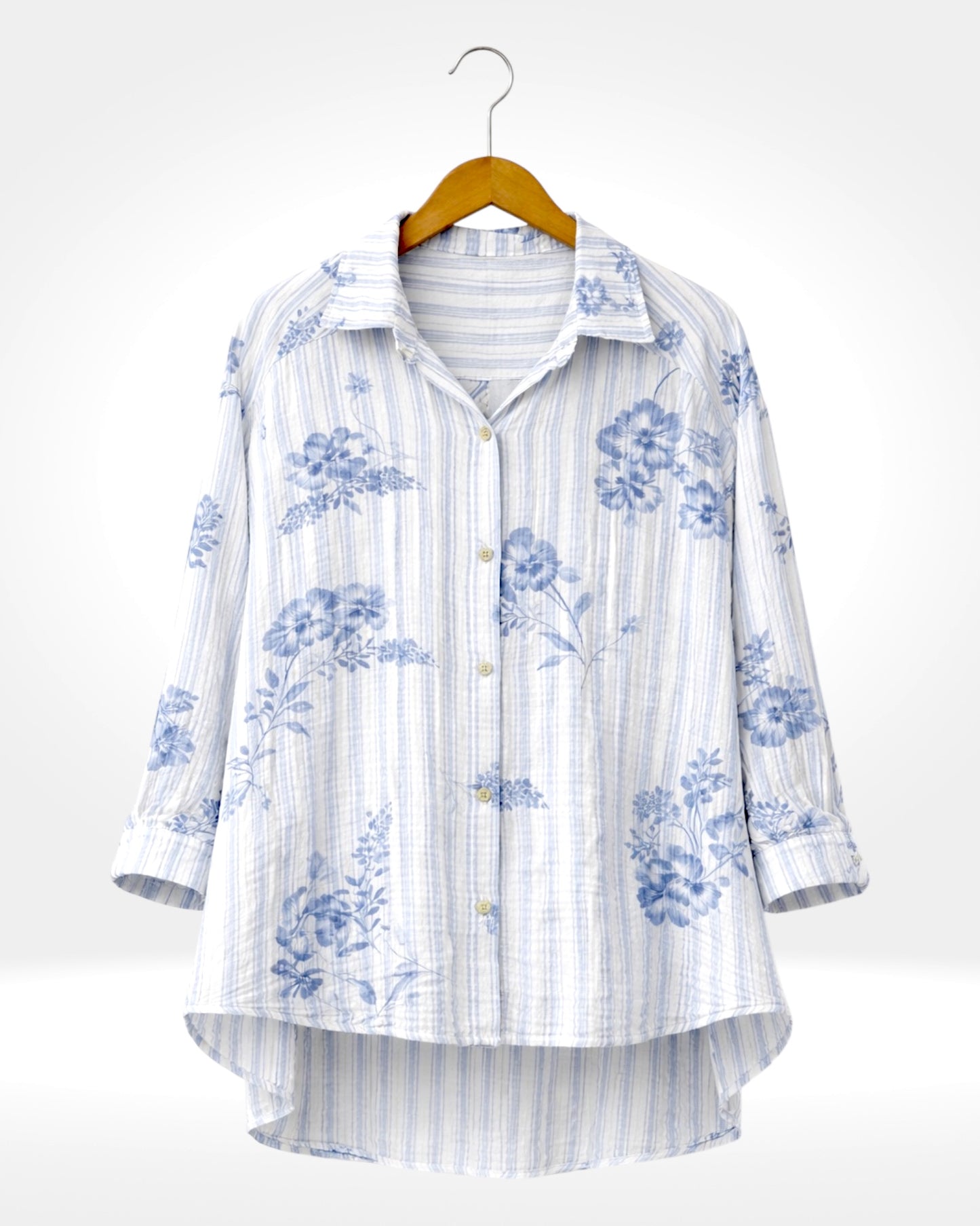 Willow Stripe Cotton Shirt