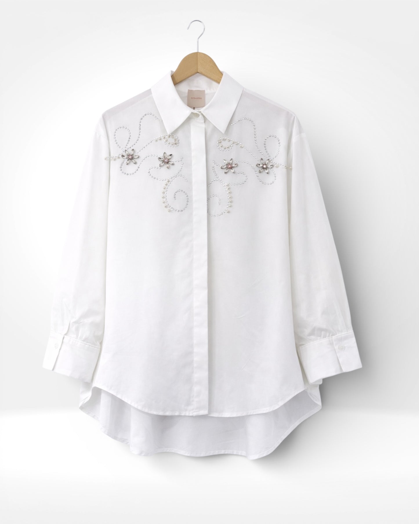Pearl Bloom Cotton Shirt