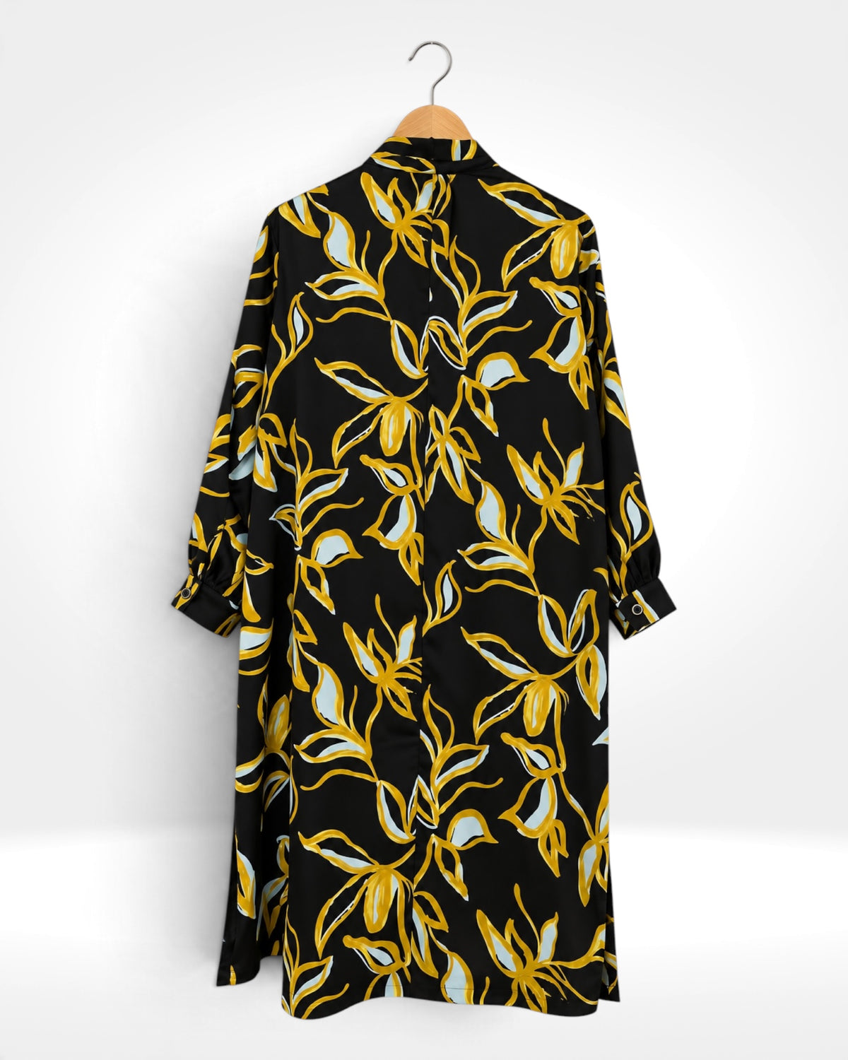 Golden Bloom Longline Dress (Bella Blue)