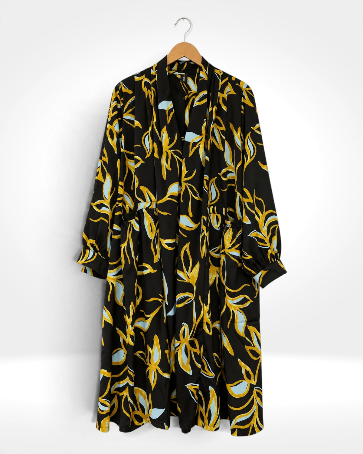Golden Bloom Longline Dress (Bella Blue)