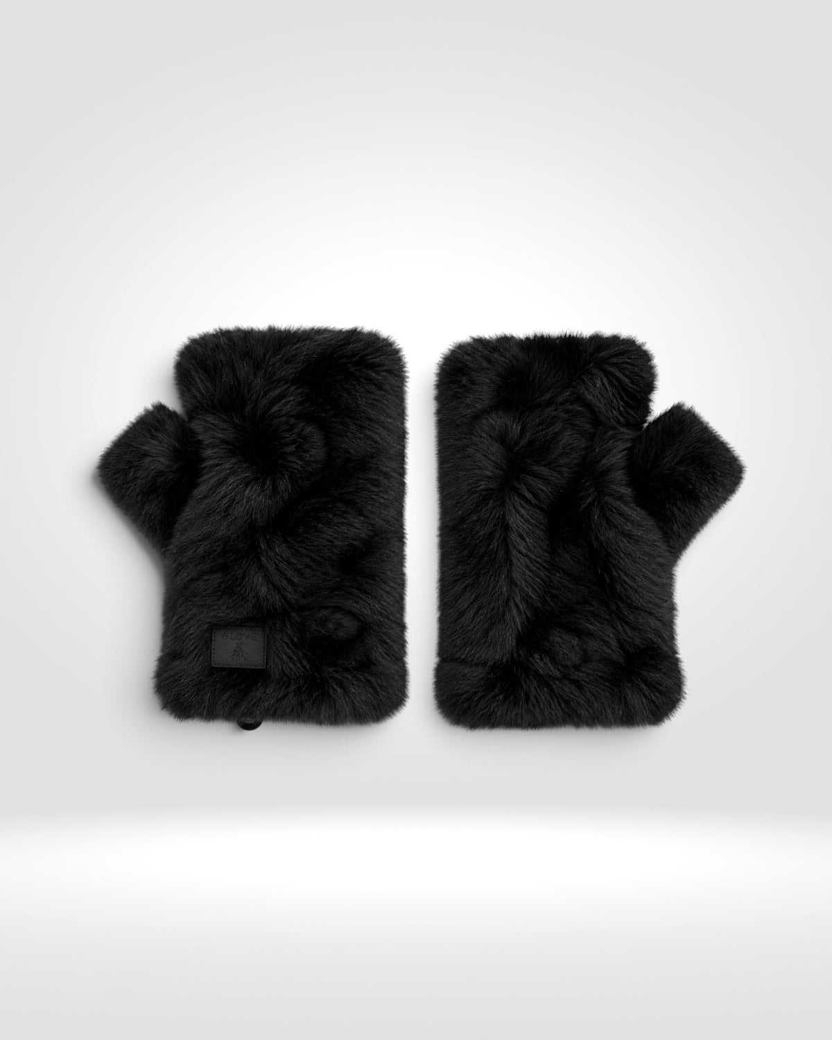 Luxury Fluffy Faux Fur Fingerless Mittens
