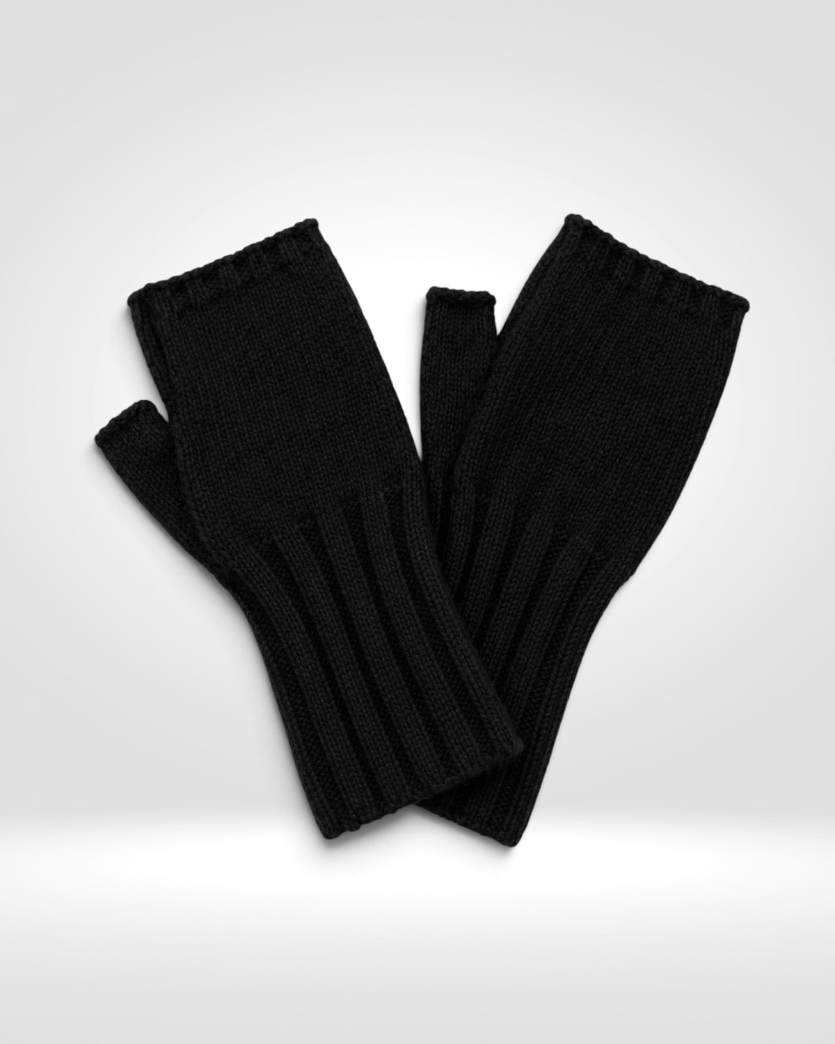 Luxury Wool & Cashmere Blend Fingerless Gloves
