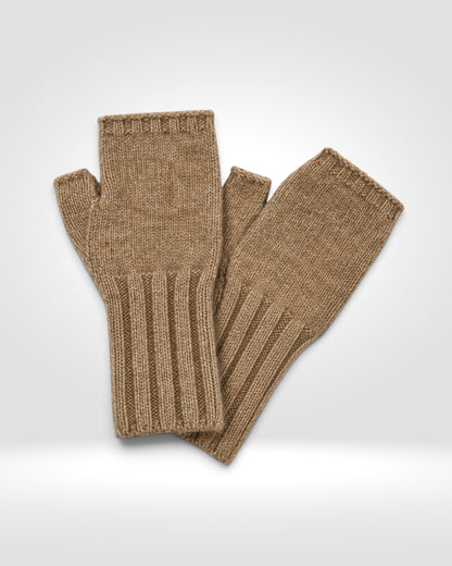 Luxury Wool & Cashmere Blend Fingerless Gloves